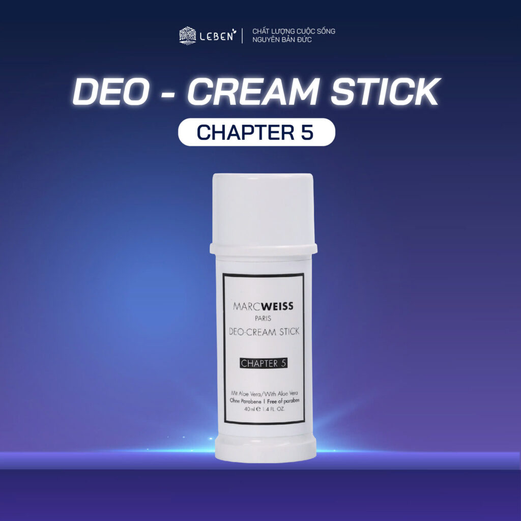 DEO MarcWeiss Chapter 5 dạng kem 40 ml với hương thơm phong cách nước hoa