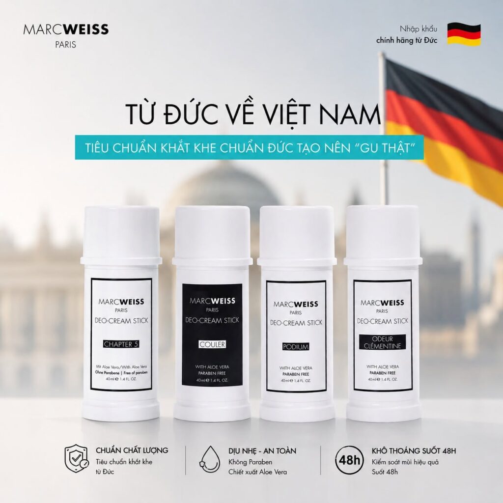 Thanh khử mùi DEO MarcWeiss